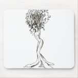 Tree Woman Mousepad