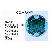 Treehuggers Unite (Turquoise) Business Card