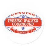 TREEING WALKER COONHOUND_ stickers