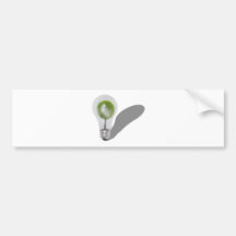 TreeLightbulb062210shadows Bumper Sticker