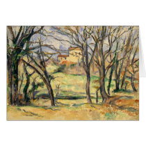 Trees and Houses Near the Jas de Bouffan -Cézanne