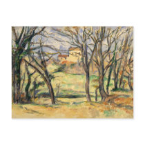Trees and Houses Near the Jas de Bouffan -Cézanne