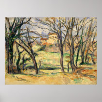 Trees and Houses Near the Jas de Bouffan -Cézanne