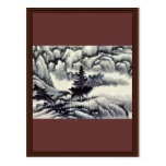 Trees In A Landscape By Kung Hsien (Best Quality) Postcard