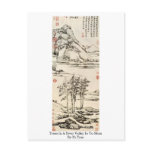 Trees In A River Valley In Yu-Shan By Ni Tsan postcards