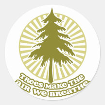Trees Make Air Sticker