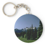 Trees On The Slope Keychains