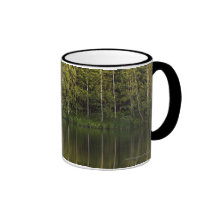 Trees Reflected In The Water Coffee Mug