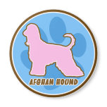 Trendy Afghan Hound magnets