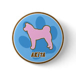 Trendy Akita buttons