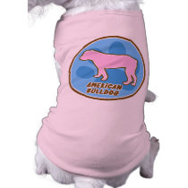 Trendy American Bulldog Pet Tee Shirt