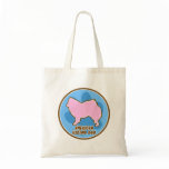 Trendy American Eskimo Dog Canvas Bag