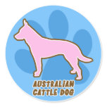 Trendy Australian Cattle Dog Stickers