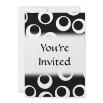 Trendy black and white retro design. announcements