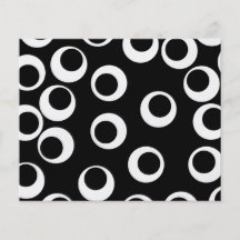 Trendy black and white retro design. custom flyer