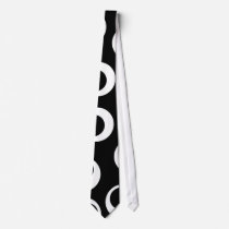 Trendy black and white retro design. Custom Neck Wear