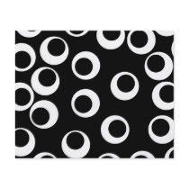 Trendy black and white retro design. custom flyer