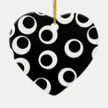 Trendy black and white retro design. ornament