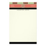 Trendy Bliss Sage and Melon Customised Stationery