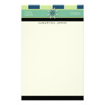 Trendy Bliss Seafoam Customised Stationery
