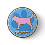 Trendy Bloodhound buttons