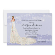 Trendy Bride Bridal Shower Lavender Invitation