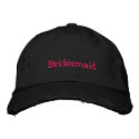 Trendy Bridesmaid Hat embroidered hats