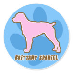 Trendy Brittany Spaniel Stickers