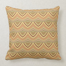 Trendy Chinese Dragon Scale Scallop ZigZag Pattern Pillows