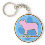 Trendy French Bulldog Keychain