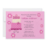 Trendy Mod Cake Bridal Shower Invitation