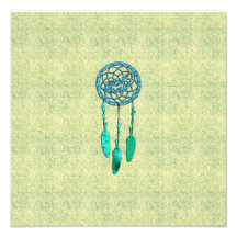 Trendy Native American Wolf Dreamcatcher Photo Art
