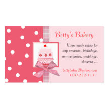 Trendy Pink and Salmon Business Card