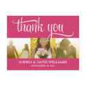 TRENDY THANKS | WEDDING THANK YOU CARD postcards