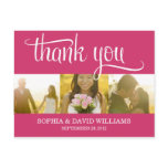 TRENDY THANKS | WEDDING THANK YOU CARD postcards