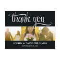 TRENDY THANKS | WEDDING THANK YOU CARD postcards