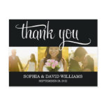 TRENDY THANKS | WEDDING THANK YOU CARD postcards