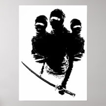 tres ninjas. posters