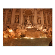 Trevi Fountain Post Card
