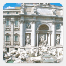 Trevi-Fountain-Rome-Italy-[kan.k].JPG Square Sticker