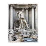 trevi statue post cards