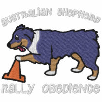 Tri Australian Shepherd Rally Obedience Polo