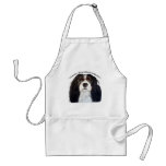 Tri Colour Cavalier King Charles Spaniel aprons