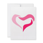 Tri Colour Heart invitations