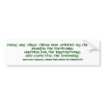 Triad One bumper stickers