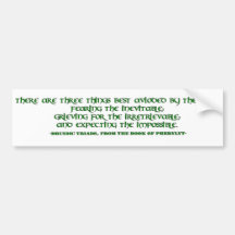 Triad One Bumper Sticker