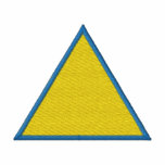 Triangle embroidered shirts