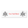 Triangle Fractal: Vector Art: Bumper Sticker