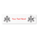 Triangle Fractal: Vector Art: bumper stickers