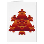 Triangle Fractal: Vector Art: Card